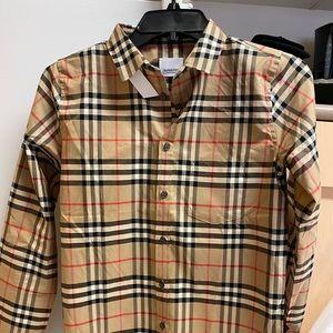 Burberry shirt 14Y big boy